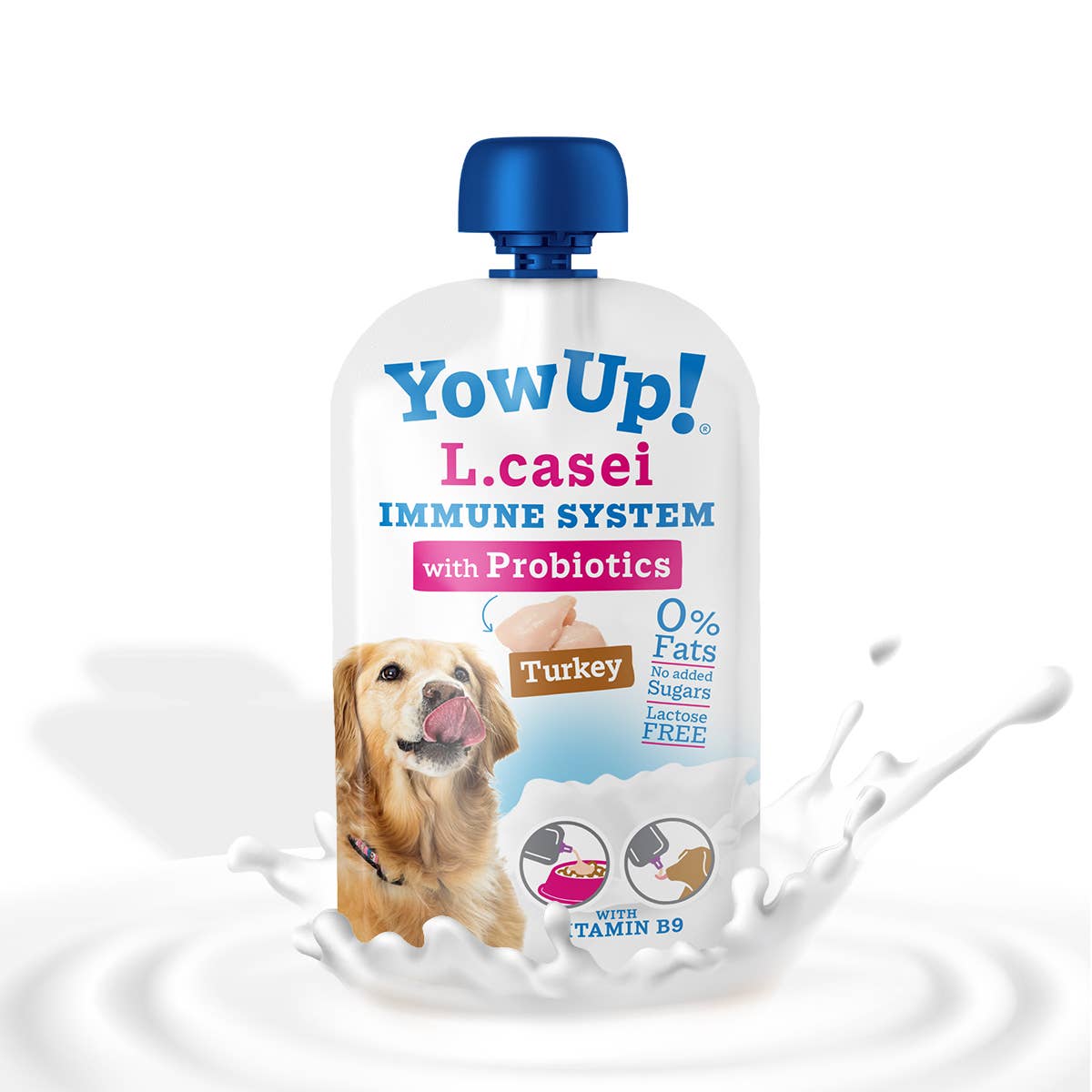 Yaourt Yowup L-Casei Dinde pour Chien - Probiotique